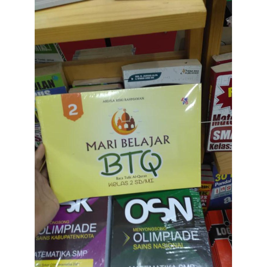 Jual Buku Mari Belajar Btq Baca Tulis Al Quran Kelas 2 Sd Mi Shopee