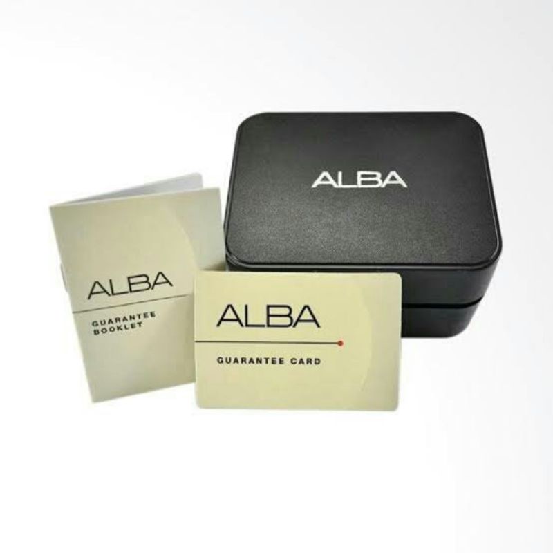 Alba AS9A46X1 Men Gold Silver Steel Jam Tangan Pria AS9A46 Original