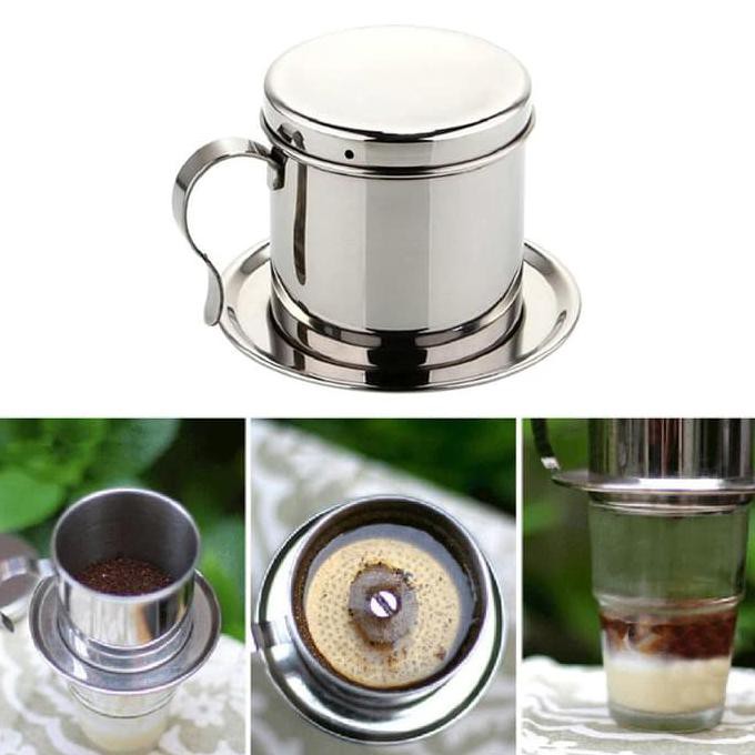 Conner Vietnam Drip Coffee Stainless Steel dengan Sekrup