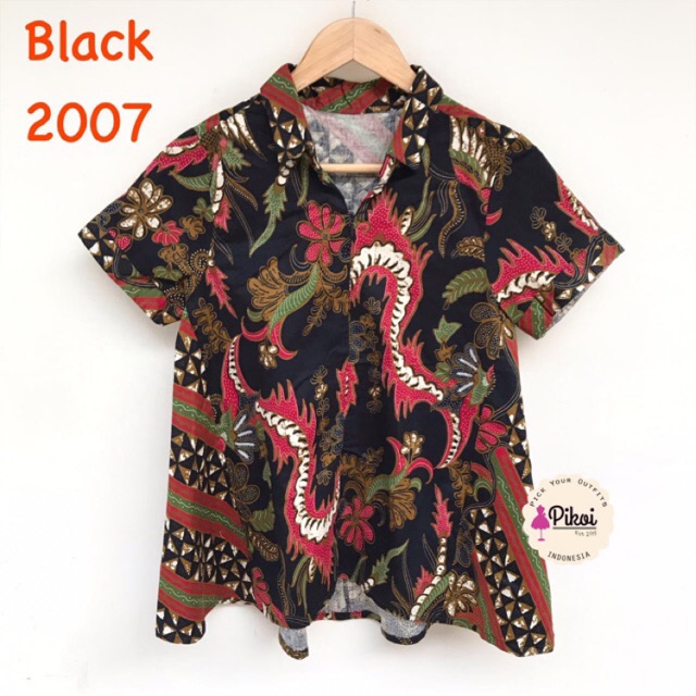 Baju batik cewek / atasan batik murah / blouse batik / baju batik wanita / batik wanita murah / 2007