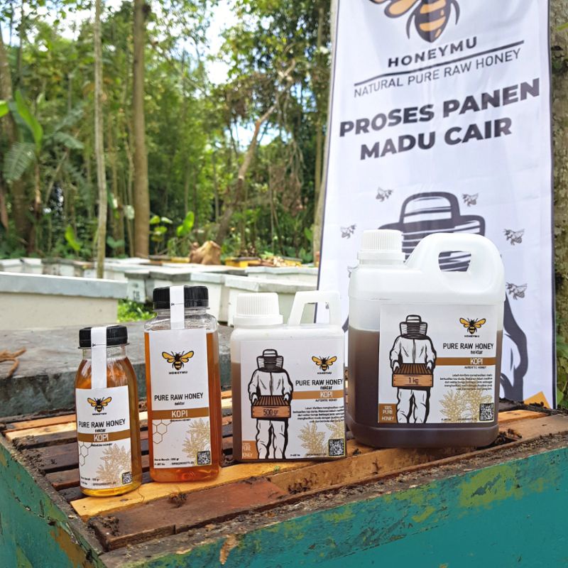 Madu Murni Asli Honeymu Nektar Bunga Kopi 1Kg