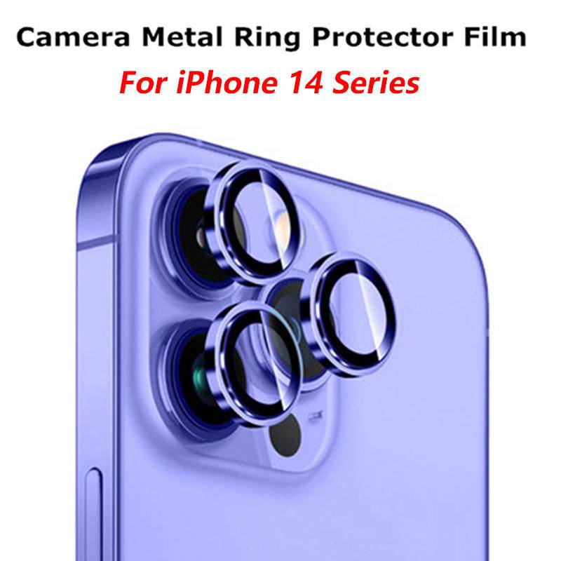 Pelindung Lensa Kamera Bahan Metal Untuk iPhone 14 Pro Max 14 Plus 14pro