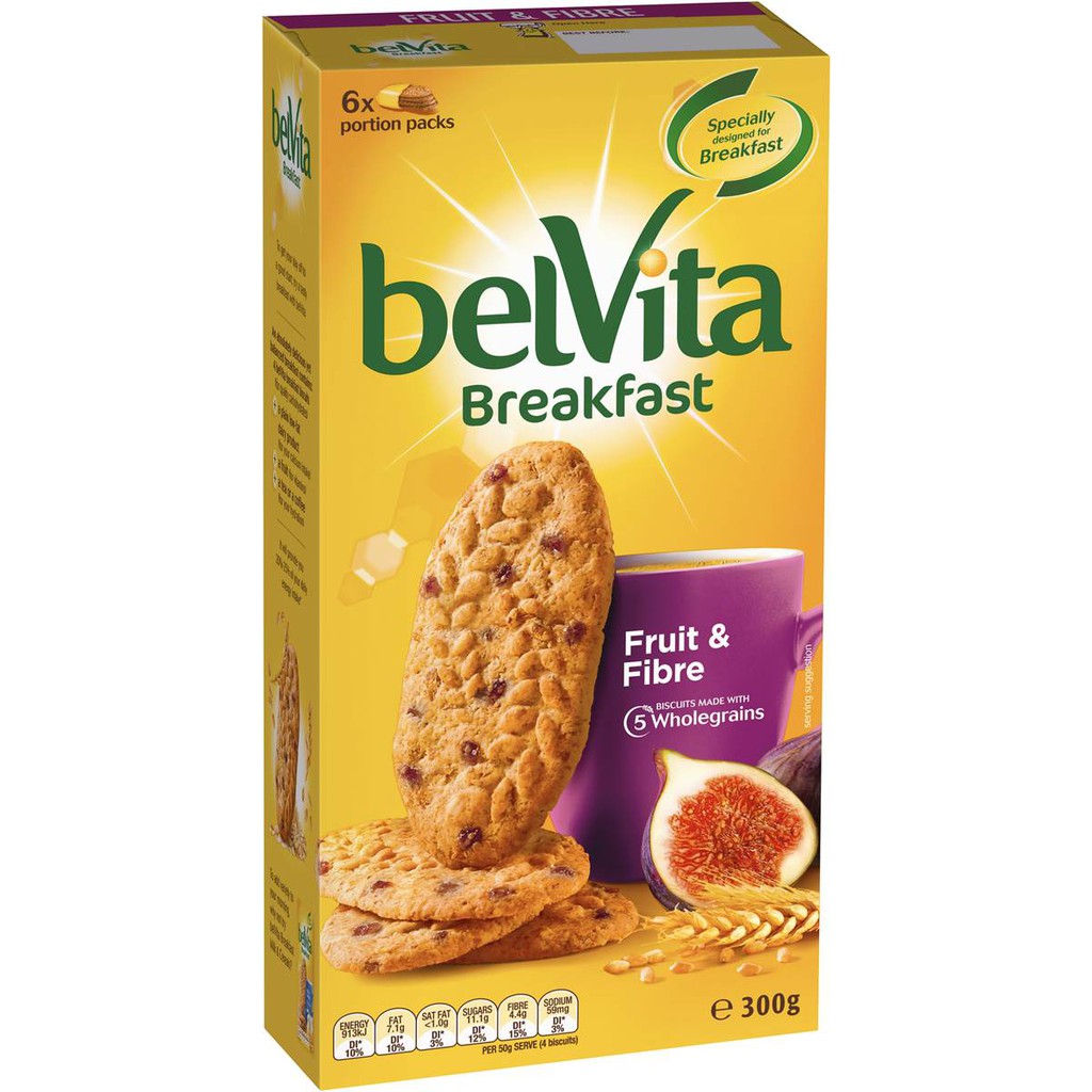 

Belvita Fruit & Fibre Breakfast Biskuit