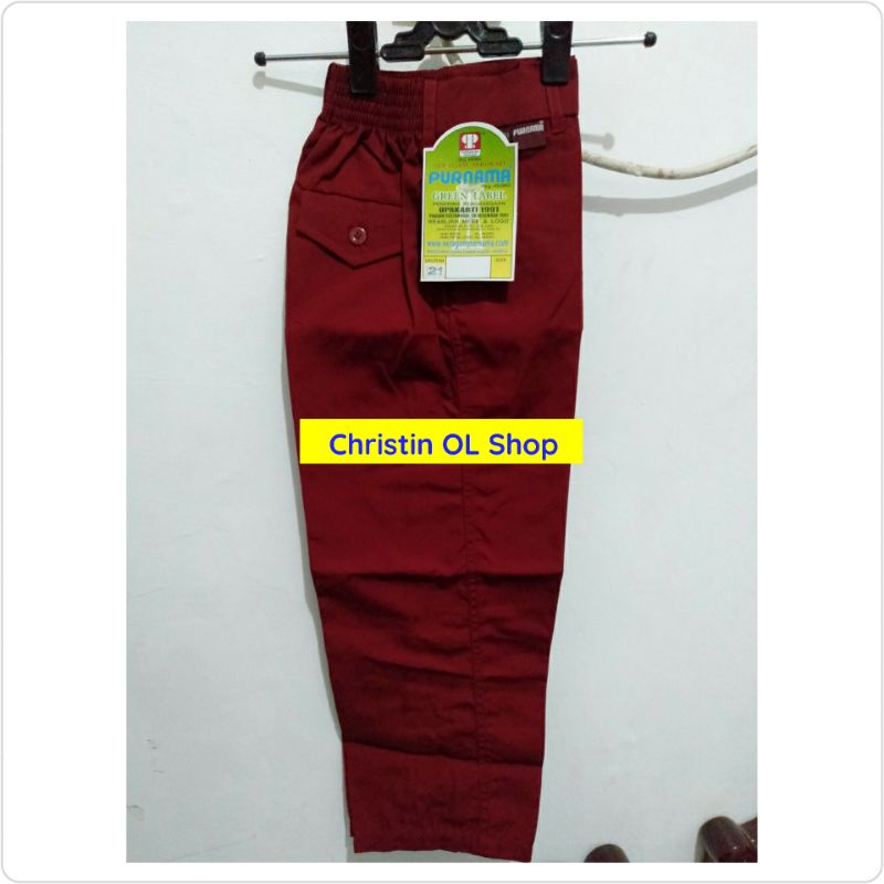 PURNAMA CELANA PANJANG PURNAMA GREEN LABEL. ASLI