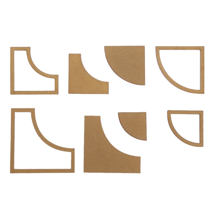 Patchwork Quilter Template (54pcs)