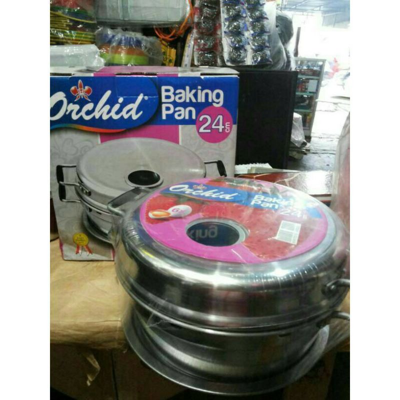 Baking Pan Orchid 24cm (6 telur) (BAKING PAN 24CM)