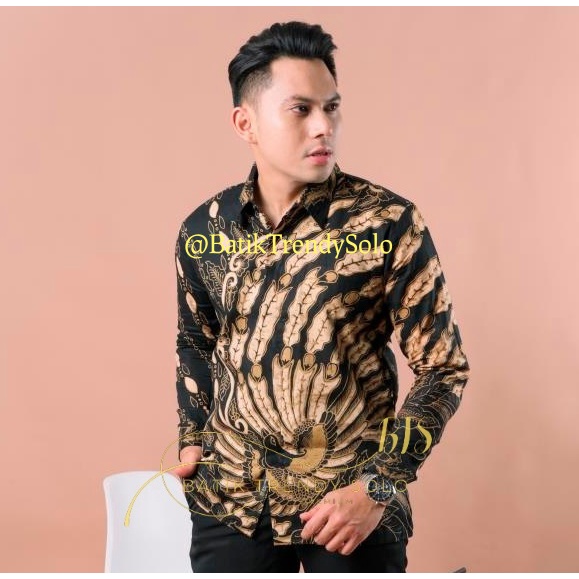 Hem  Kemeja Baju Batik Pria Cowok Laki Laki Slimfit Full Lapis Furing Lengan Panjang Lengan Pendek Original Asli Batik Jumanta Solo Laweyan Size S M L Xl XXL  28