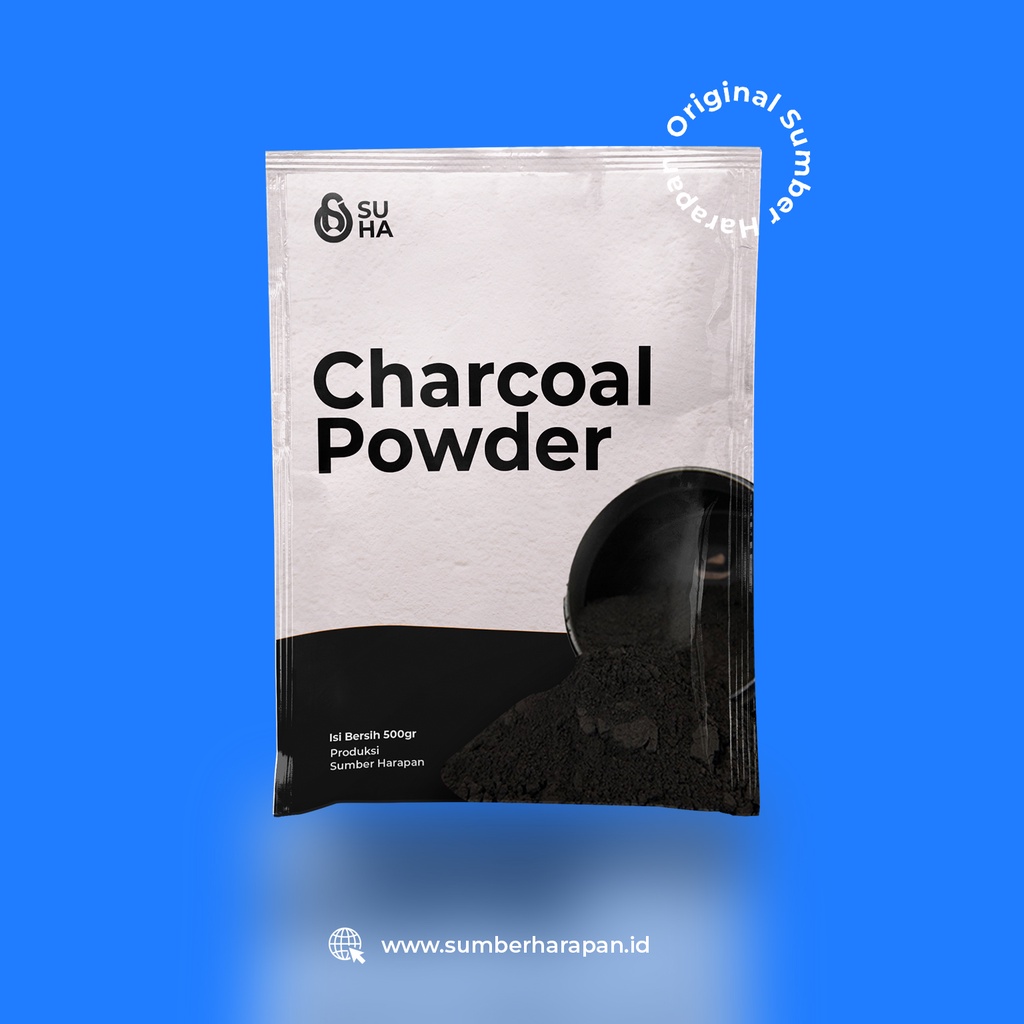 

Charcoal Bubuk Premium Minuman 500 Gram