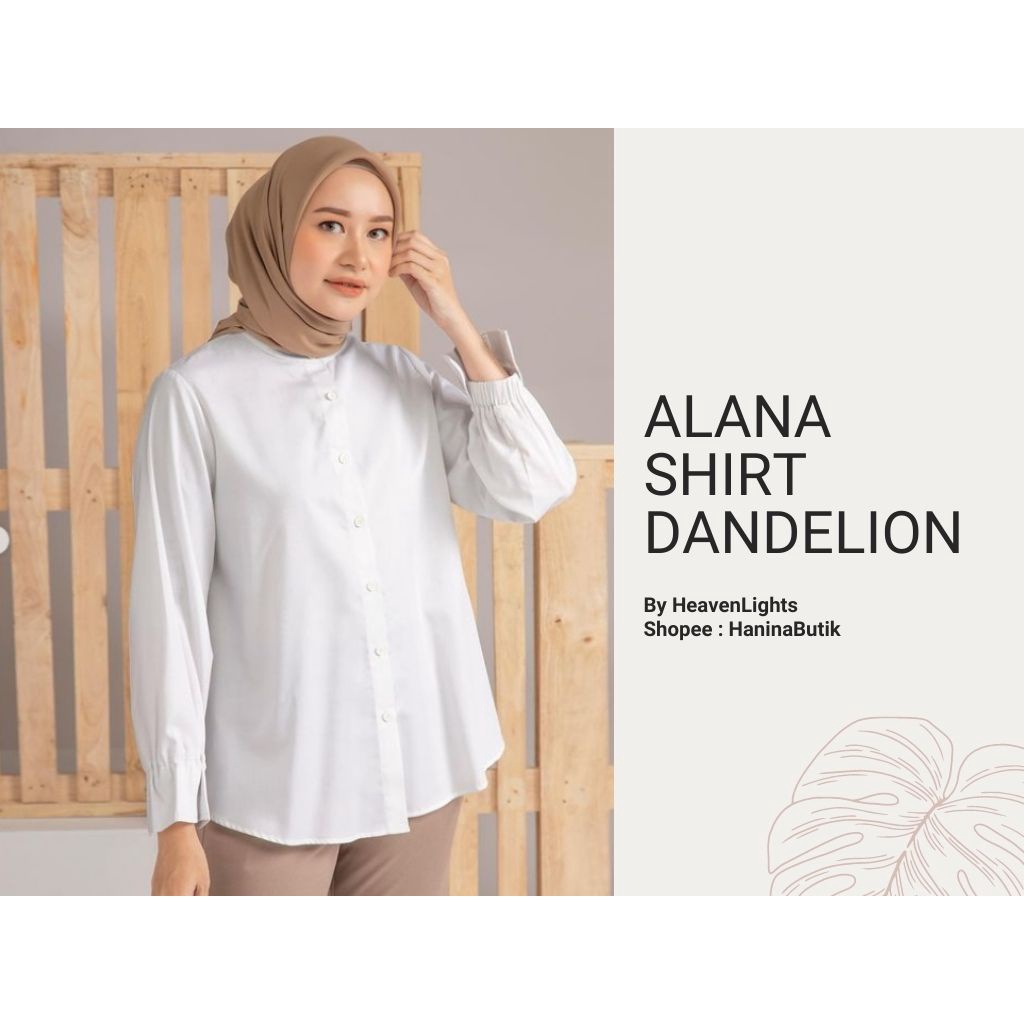(𝗦𝗜𝗔𝗣 𝗞𝗜𝗥𝗜𝗠) ALANA SHIRT DANDELION XS by HEAVENLIGHTS