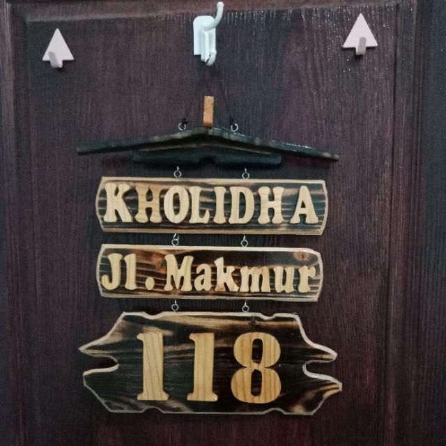 Nomor/ Nomer Rumah Hurup Timbul 3 Susun