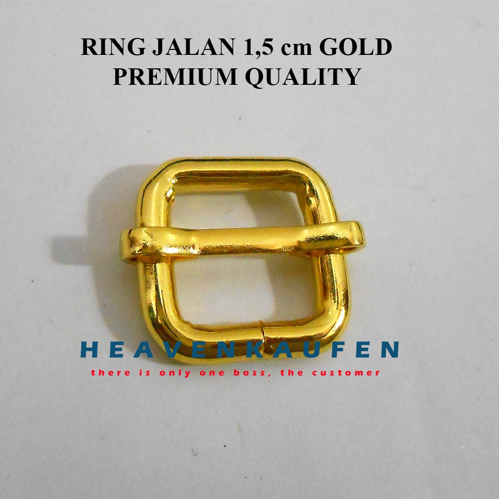 Ring Jalan 1,5 cm Gold Tebal 3,5 mm Premium Quality