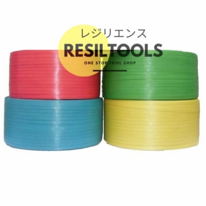 

Per Roll Tali Plat Strapping Band Plastik Tali Peti Sendaren Hijau