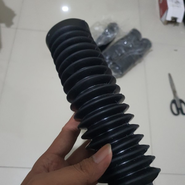 Karet Pelindung Cover Shock Breaker SokBreker Depan Karet Tabung Shock Depan Motor Trail Cross Ori