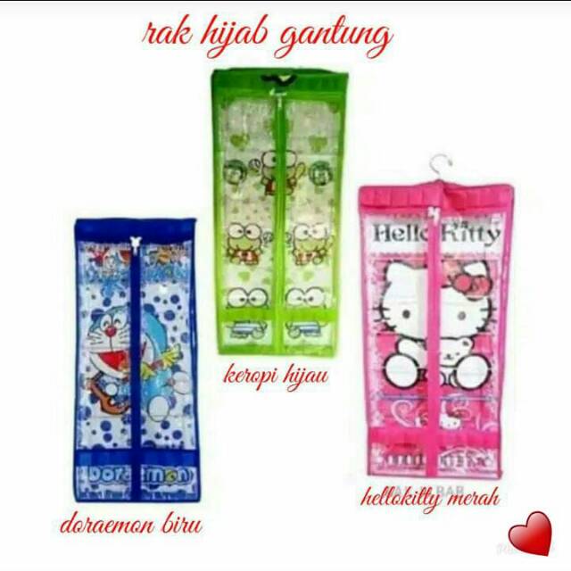 Rak jilbab karakter shafira olshop bisa cod asli jember grosir