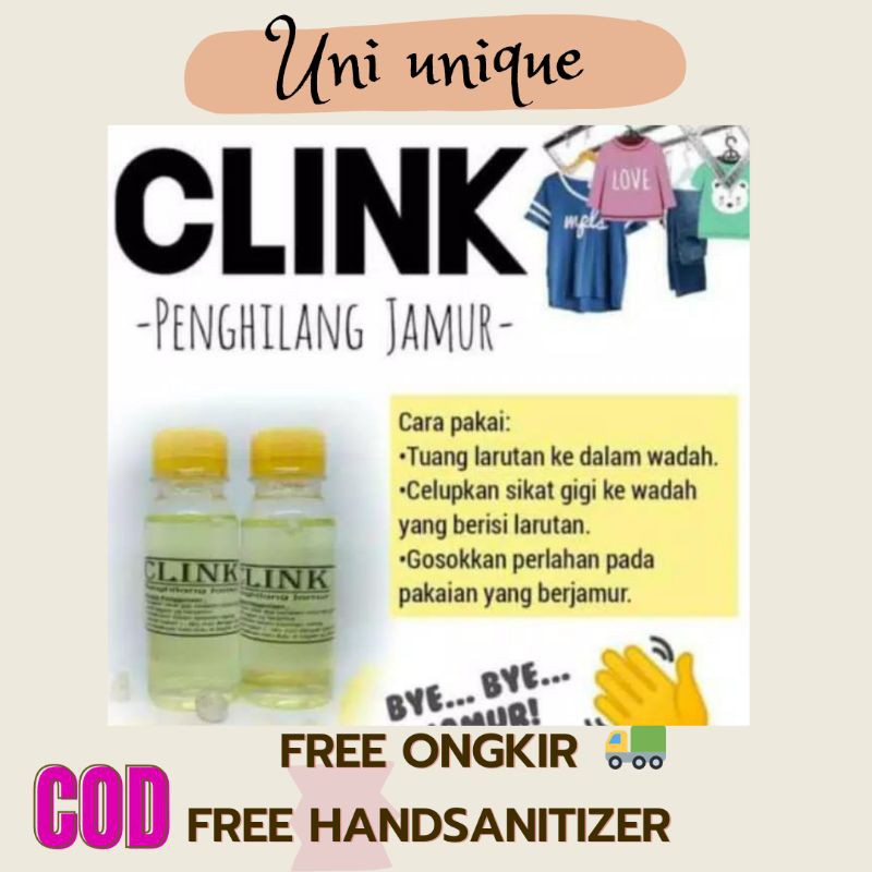 CLINK PEMBERSIH JAMUR PAKAIAN ( 100 mili ) - CLINK PENGHILANG NODA JAMUR KAIN - PEMBERSIH JAMUR KAIN