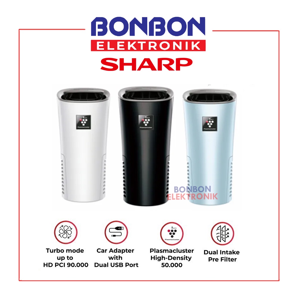 Sharp Car Air Purifier IG-NX2Y-A/B/W High Density NEXT Mobil 3.6m³