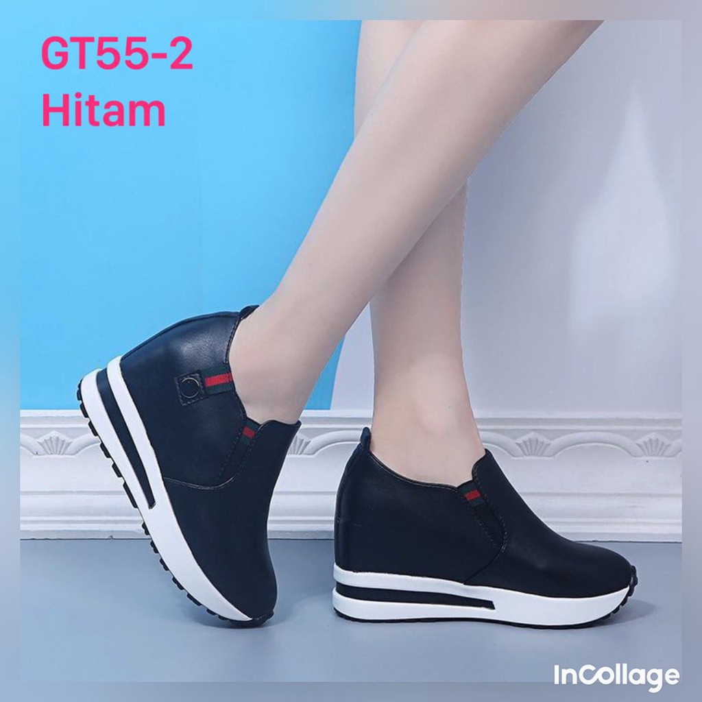 SEPATU WEDGES WANITA IMPOR KOREA GT55-2