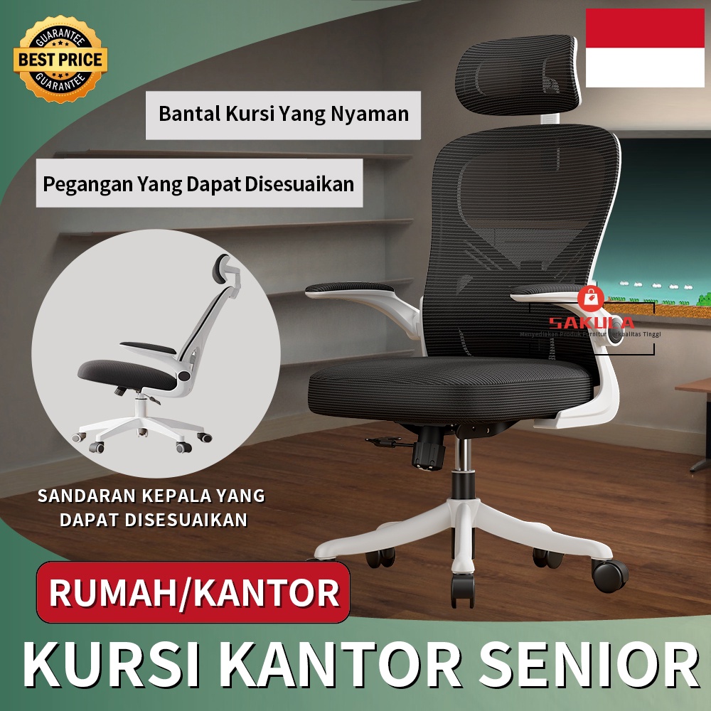 Jual Sakula Kursi Kantor Belajar Kursi Komputer Kursi Kerja Furniture Minimalis Kursi Belakang