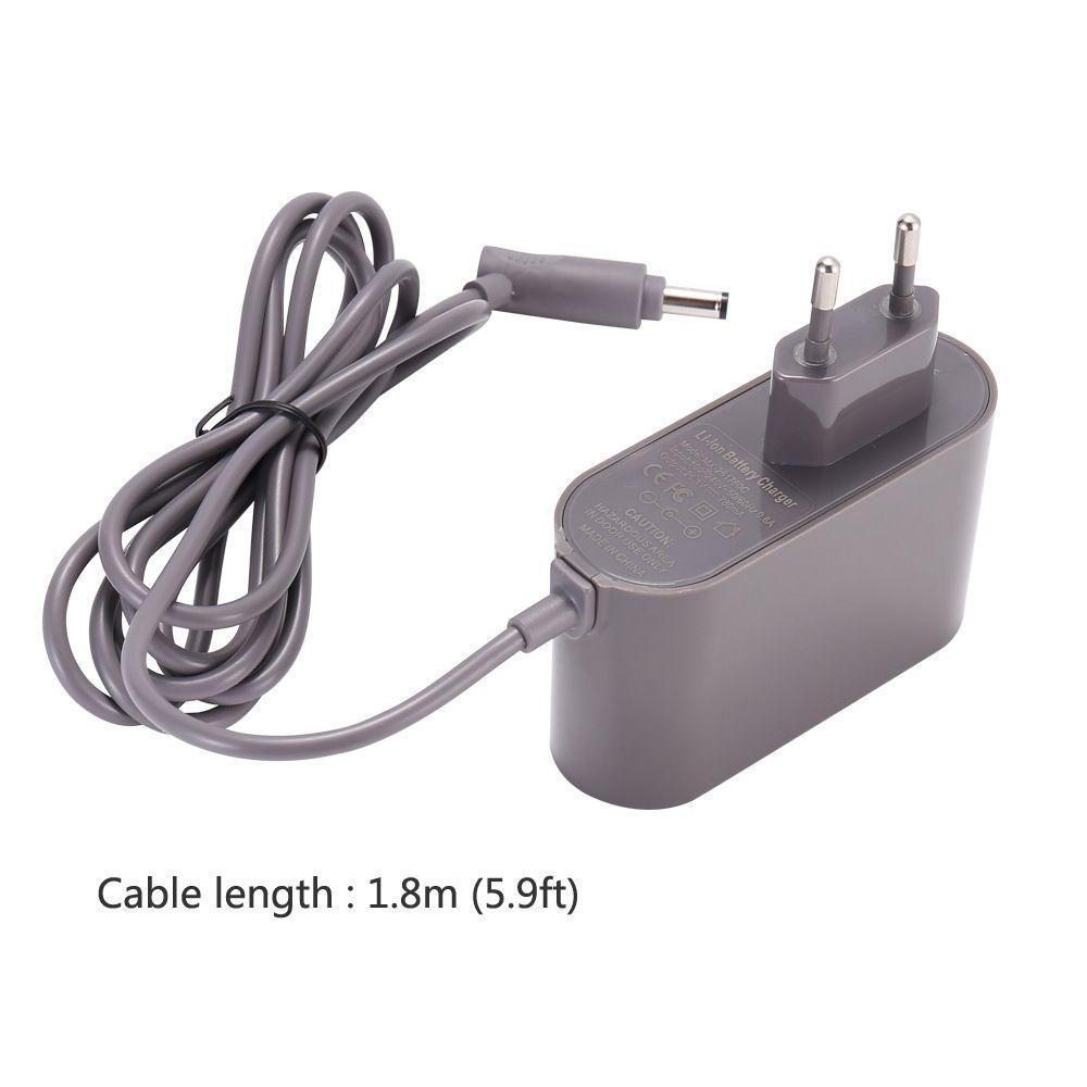 Solighter Vacuum Cleaner Adapter EU Untuk Dyson V6 V7 V8 Plug Cord Charger Power Supply Kabel Charger