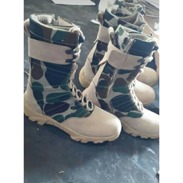 Sepatu PDL ninja Loreng KKO / Sepatu PDL KKO / Sepatu PDL TNI