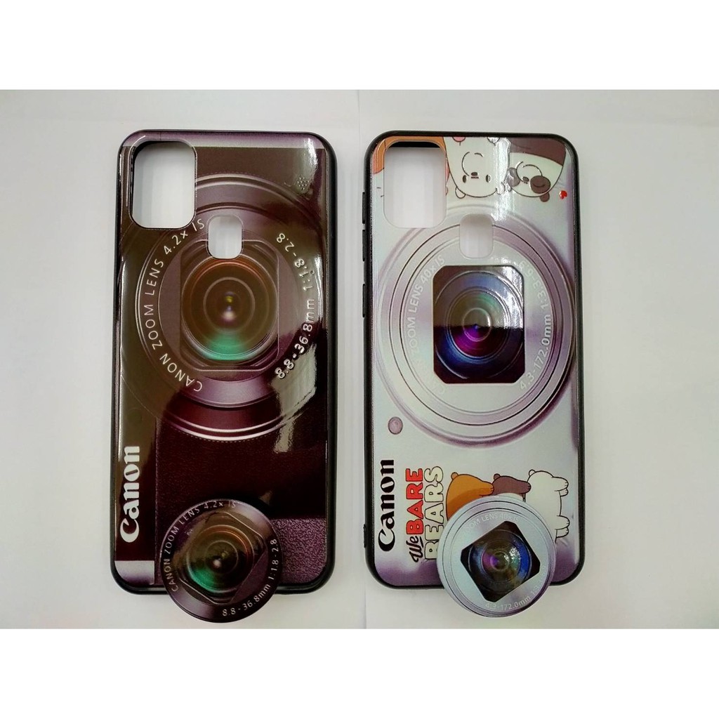 Casing SAMSUNG M31 Case Fuze Casing Camera FREE Popsocket Karakter Lucu