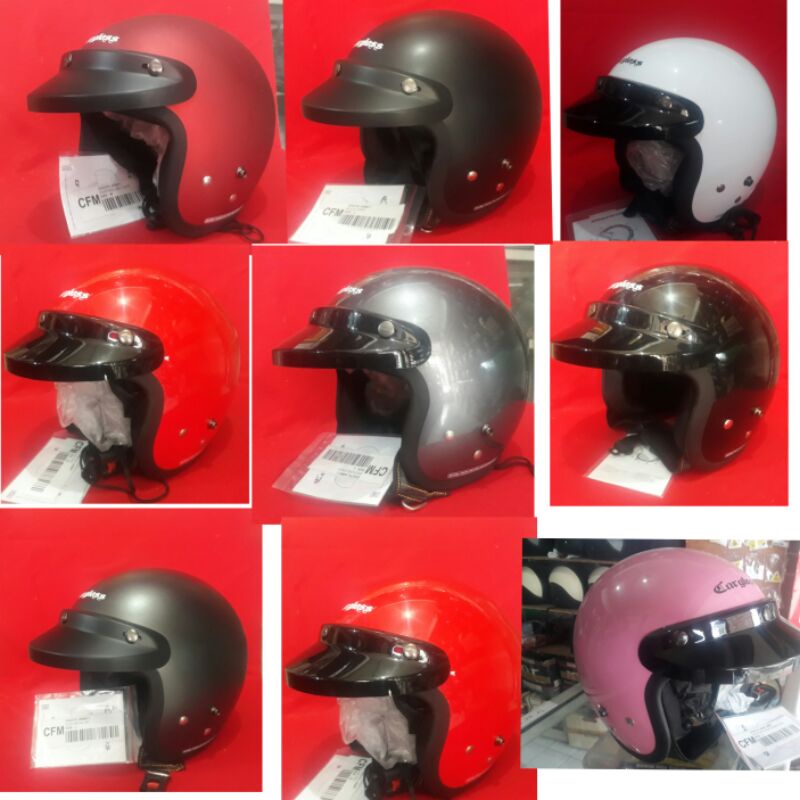 helm carglos retro/ helm carglos bogo ori