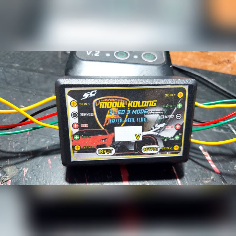 MODUL KOLONG 3LED 3FUNGSI(KOTA/REM/SEIN) 12V&amp;24V