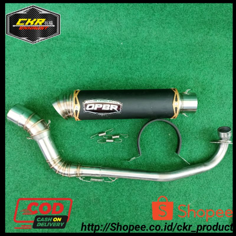 Knalpot OPBR /Ekzos OPBR pnp Ex5/Ego/Nouvo/Wave/Dash/Kriss 110/Sym 110/Srl115