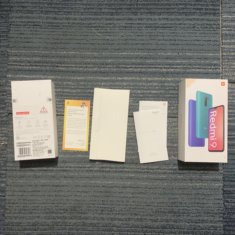 

DUS BOOK KARDUS BOX KARTON XIAOMI REDMI 9 ORIGINAL ASLI COPOTAN