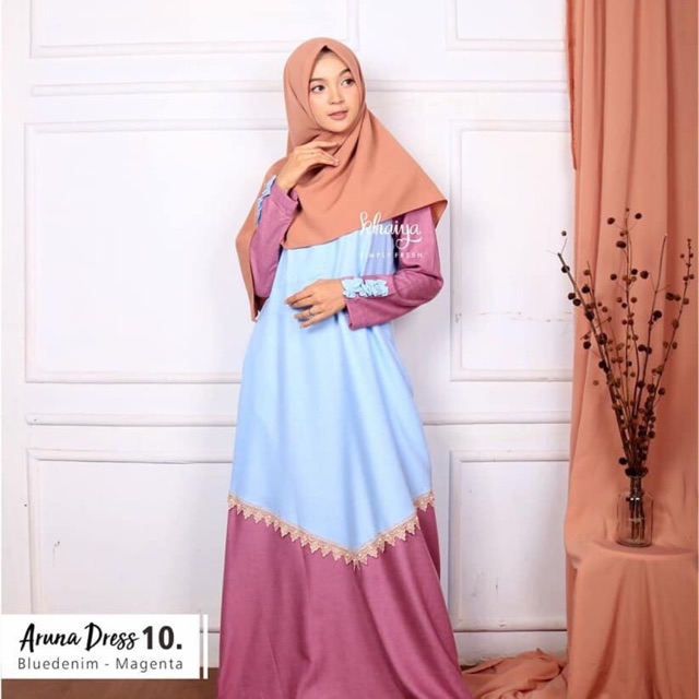 ARUNA DRESS BY KHAIYA GAMIS TERLARIS