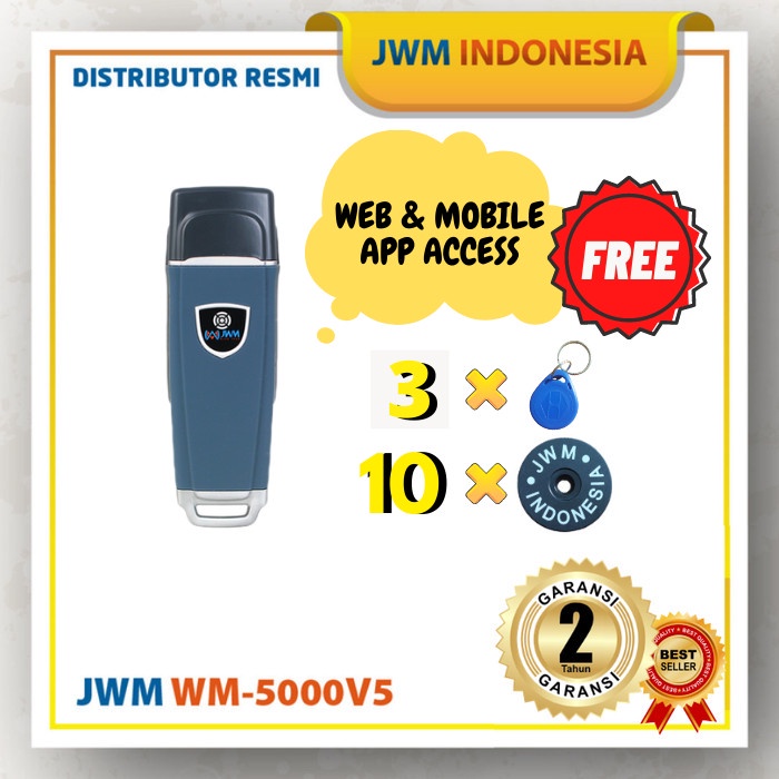 {elekstore} Alat Patroli Security Guard Tour Patrol JWM WM 5000 V5 Berkualitas