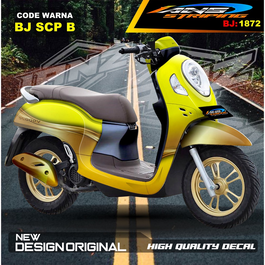 VARIASI STIKER FULL BODY SCOOPY / STICKER ALL NEW SCOOPY / STIKER FULL BODY SCOOPY TERMURAH / STIKER MOTOR SCOOPY / STIKER MOTOR