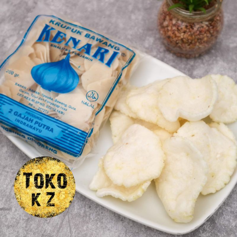 

Krupuk Bawang 2 Gajah Putra/Murah Enak Lezat