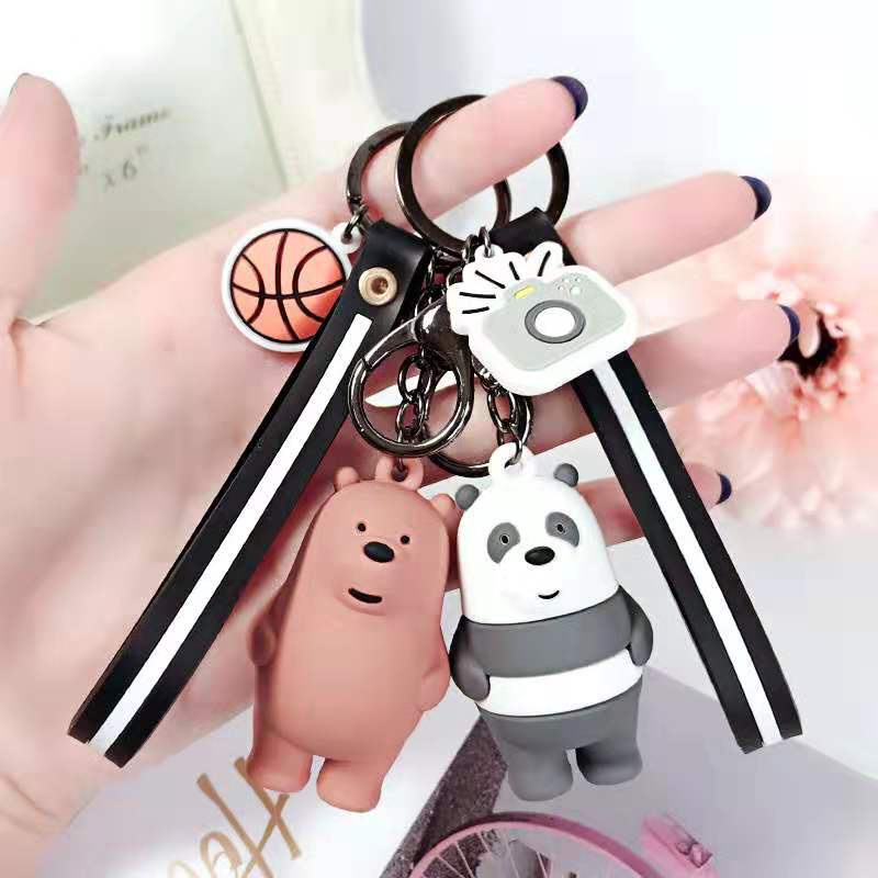 GANTUNGAN KUNCI WE BARE BEAR SPORT KEYCHAIN WBB IMUT UNIK IMPOR TERMURAH SOUVENIR UNIK GANTUNGAN TAS