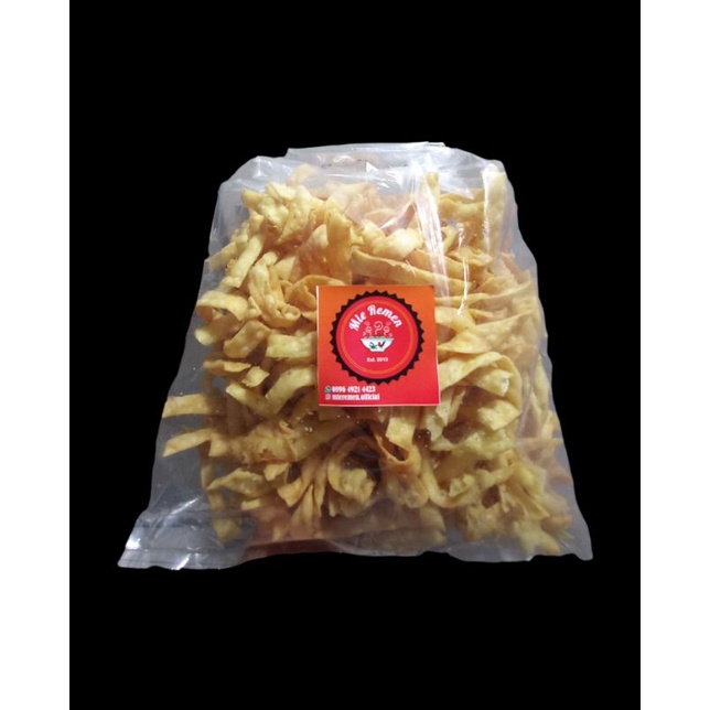

CAMILAN KERIPIK| MIEREMEN | KERIPIK PANGSIT PANJANG GURIH