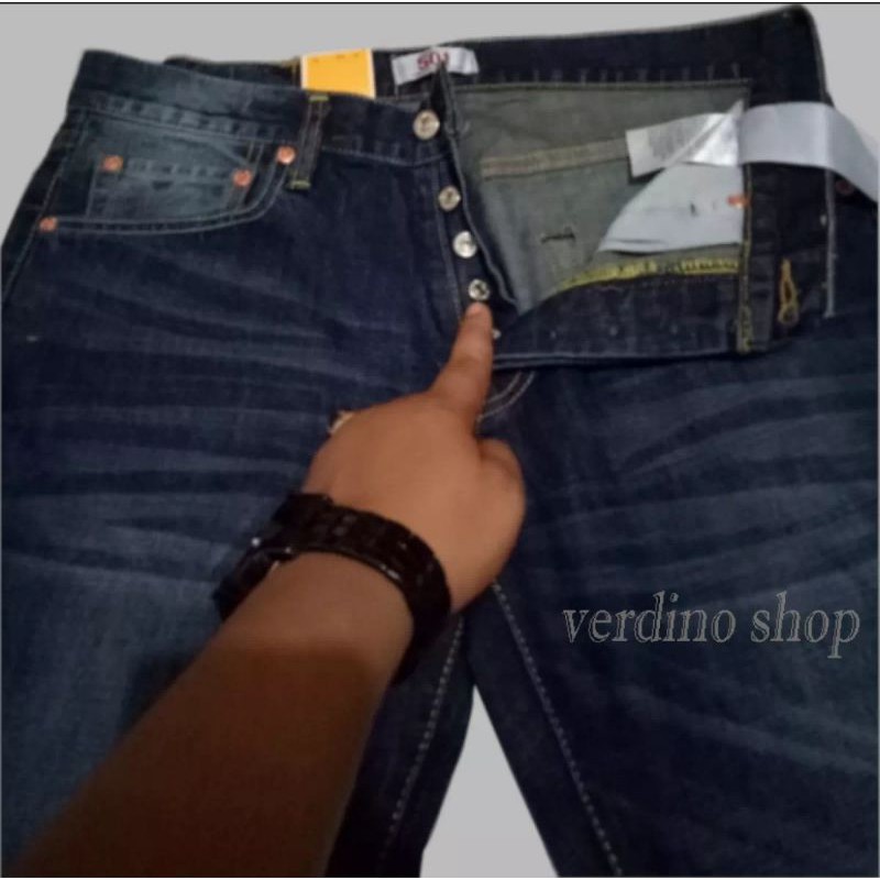 celana jeans pria levis 501 original