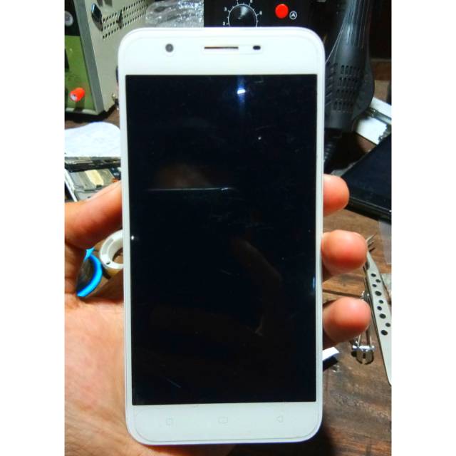 Lcd oppo a39 ori copotan + frame tulangan
