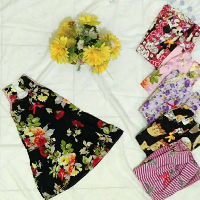 (1kg=20pcs) Daster anak, daster anak murah, daster anak cantik lucu,baju anak bali