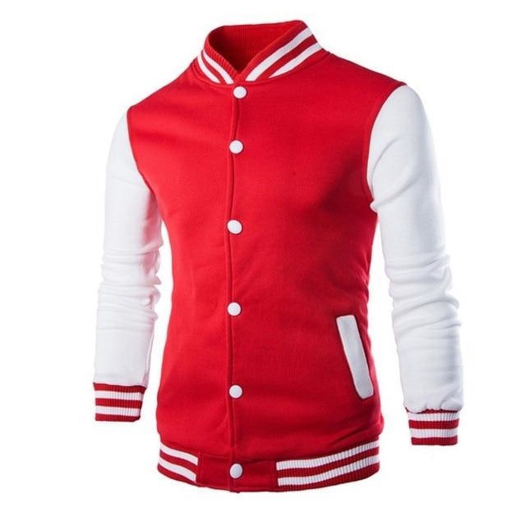 Jaket Baseball Polos II Jaket Varsity Basic II College Jacket II Jaket Sweater Varsity Milea