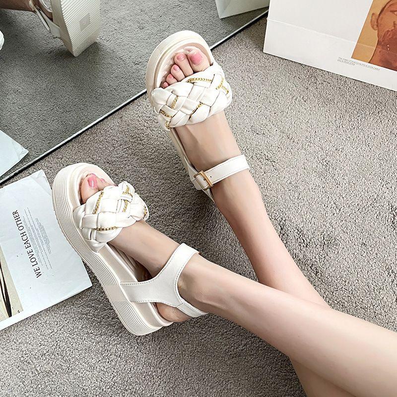 Cafana Sandal Wanita Import Kepang Rantai Andrea IMP-3034