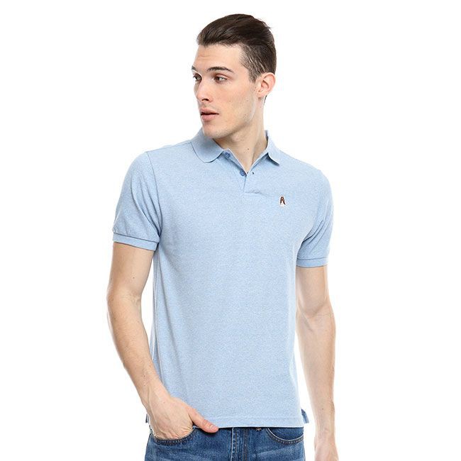 Hush Puppies Kaos Polo Pria Uttimo Blue