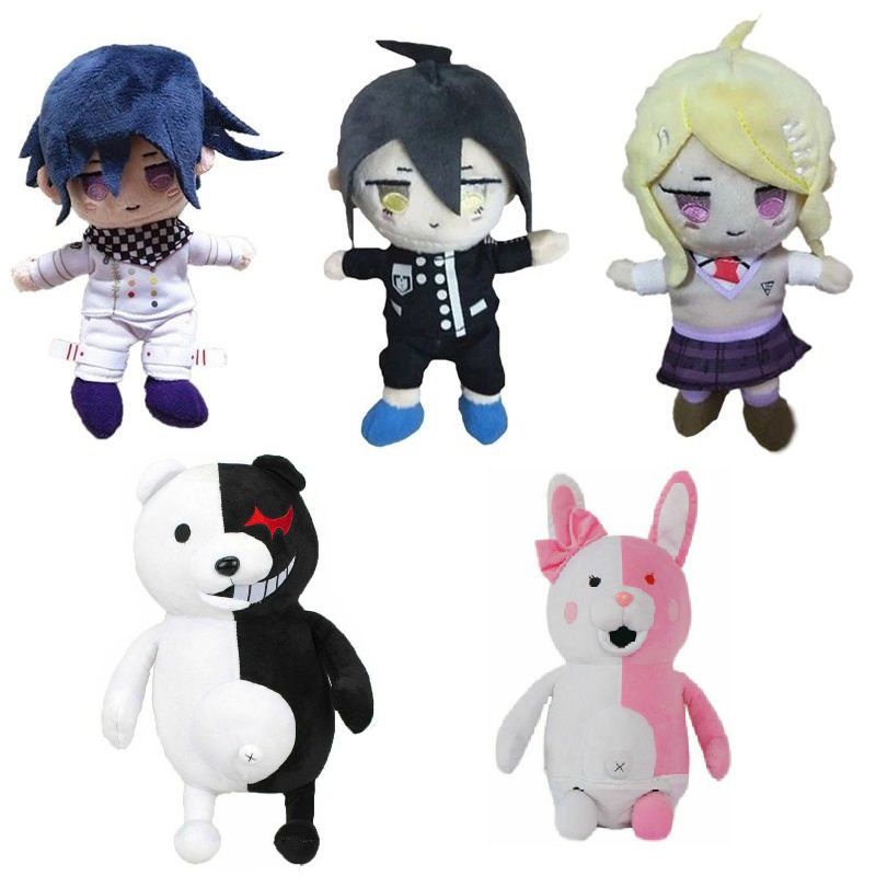 Anime Danganronpa V3 Dangan Ronpa Oma Kokichi Plush Toy Doll Key Chains Pendant