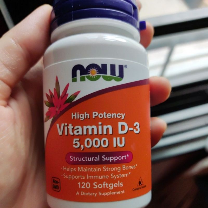 NOW vit D3 5000iu