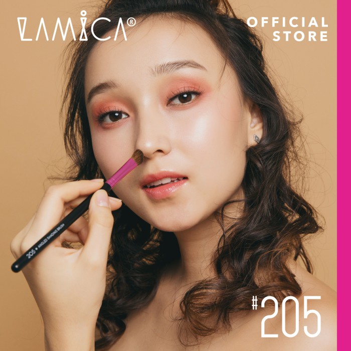 Brush-Make-Up- Lamica Angled Shading Brush - Makeup Brush / Kuas Makeup -Make-Up-Brush.