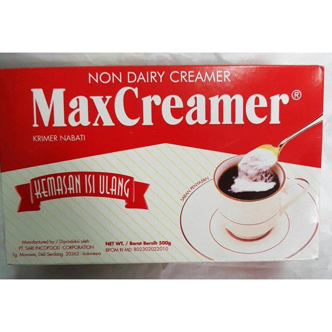 

[[BISA COD]] MAX CREAMER - NON DAIRY CREAMER BERMUTU Kode 609