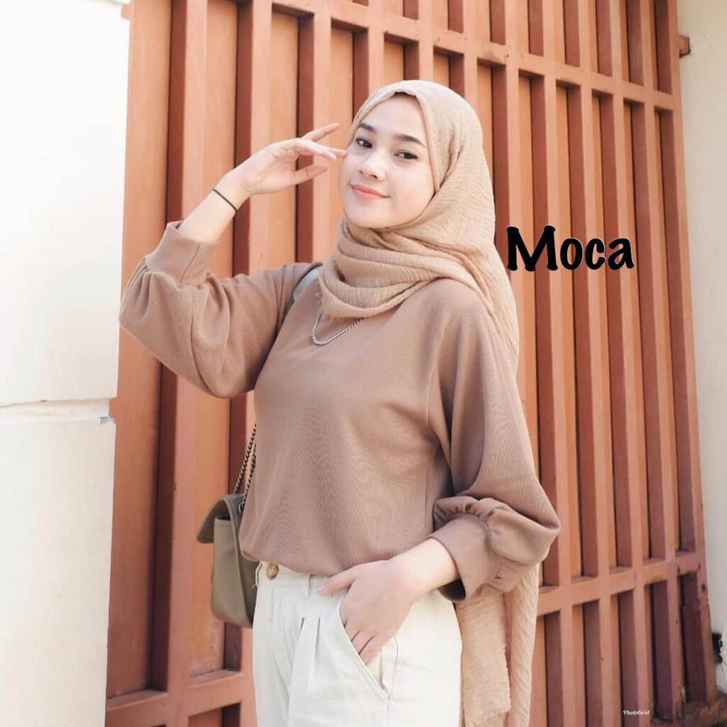 VS - YUMMA BLOUSE | ATASAN MUSLIM WANITA / BLOUSE BALON KATUN