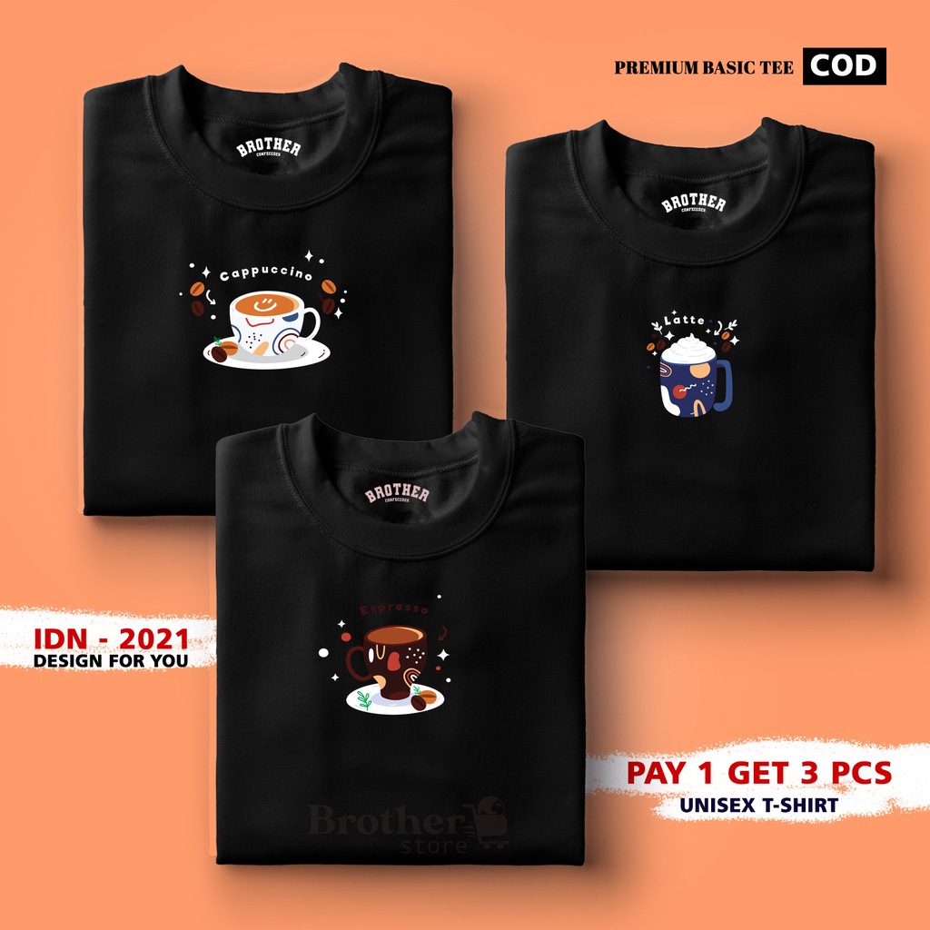 BUY 1 OR 3 PCS ( PROMO COD ) BROTHER STORE / Kaos Distro100% Catoon Combed 30s / ArticelBCLE