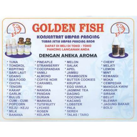 Essen Pancing Golden Fish ( 15 ml ) 1 Lusin ( 12 pcs ) Bermacam - Macam Varian