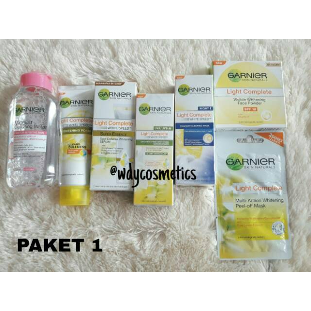 GARNIER LIGHT COMPLETE SUPER LENGKAP UNTUK KULIT BERIMNYAK