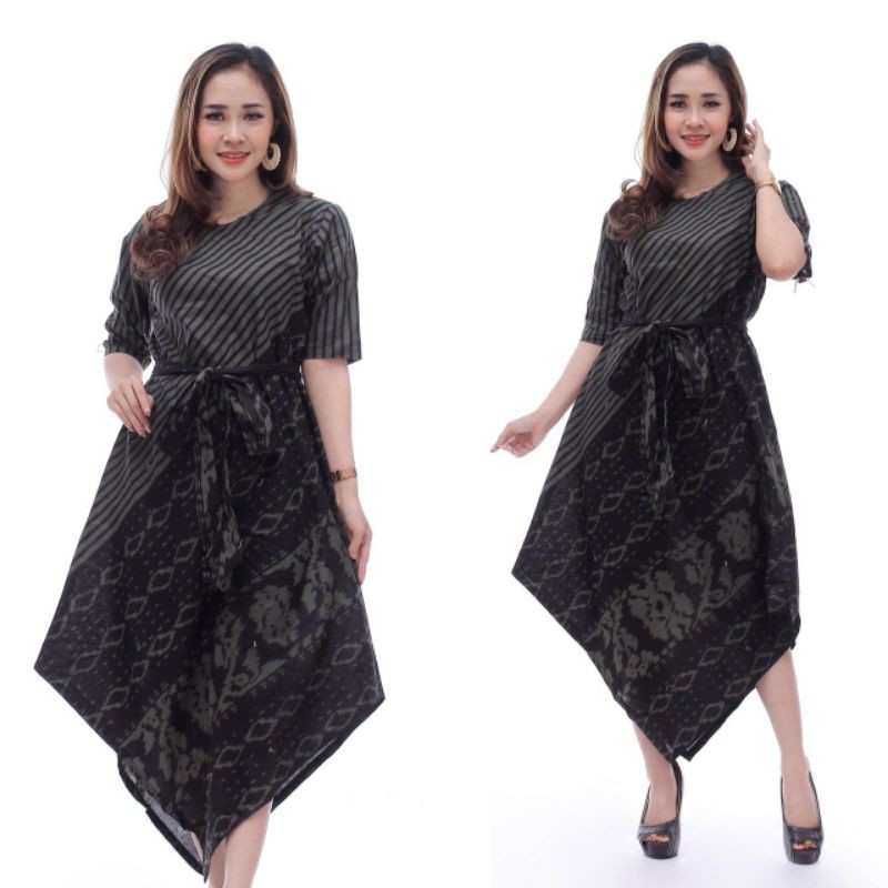 DRESS BATIK MOTIV SONGKET